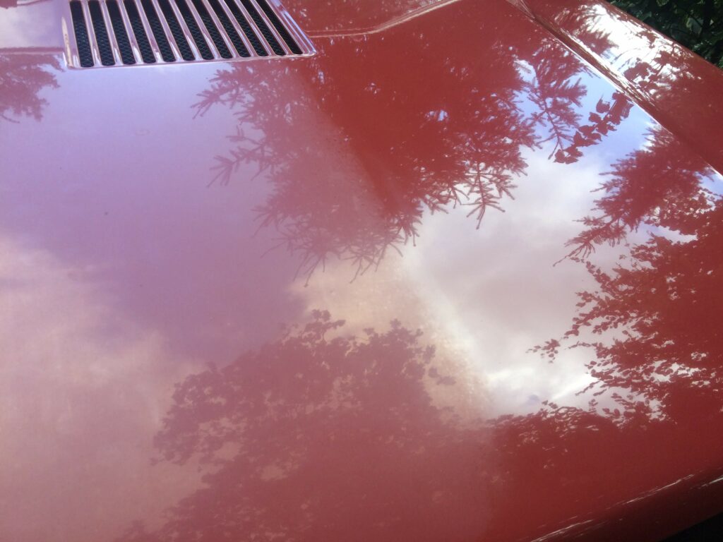 Fiat Panda motorkap tijdens